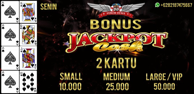  Jackpot cash 2 kartu Edisi Minggu