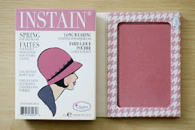 theBalm Instain Long-Wearing Powder Staining Blush in Houndstooth