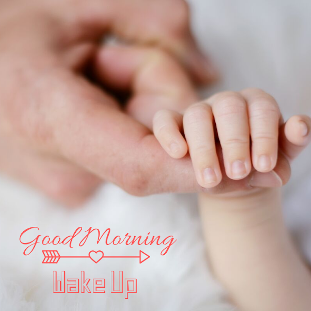 Beautiful baby scene good morning images