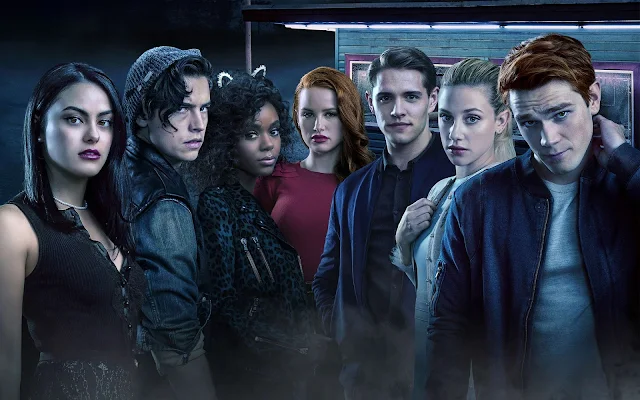 Free Riverdale Season 2 TV Serie wallpaper. Click on the image above to download for HD, Widescreen, Ultra  HD desktop monitors, Android, Apple iPhone mobiles, tablets.