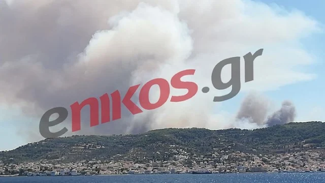 Πύρινη κόλαση στις Σπέτσες - Πυρκαγιές σε Ανάβυσσο Αμαλιάδα και Μεσσηνία (βίντεο)  