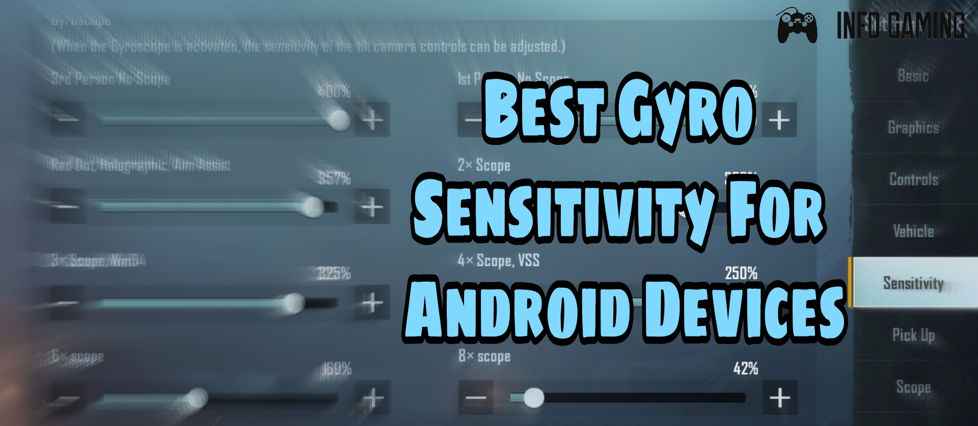 Best Pubg Mobile Gyroscope Sensitivity Settings Zero Recoil For Android Devices 21