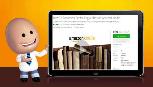 [100% Off] How To Become a Bestselling Author on Amazon Kindle| Worth 200$