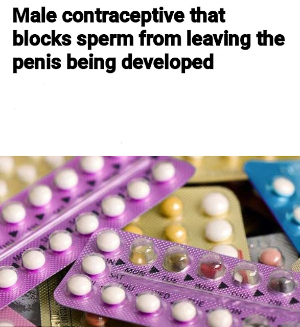 Male contraceptive being developed