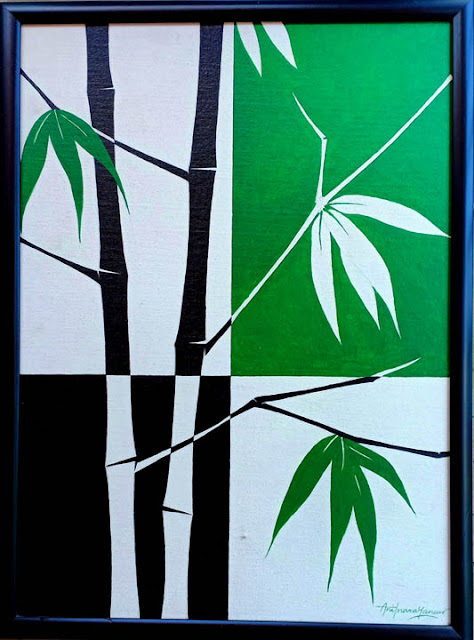 Bamboo Feng Shui/Acrylic on canvas paintings original series.