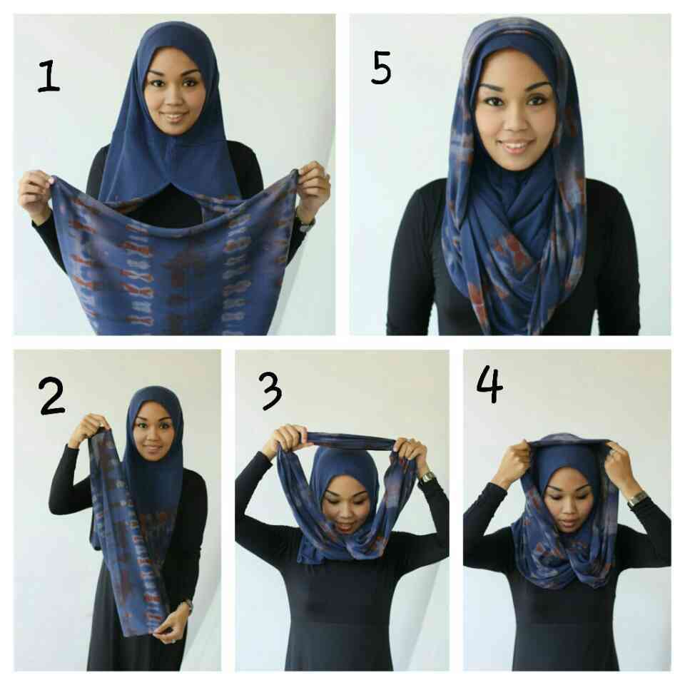 Foto Tutorial Hijab Ala Dian Pelangi Tutorial Hijab