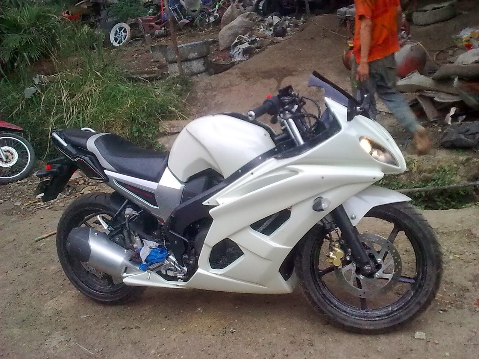 Modifikasi Byson Mirip Ninja 250 Modifikasi Motor Simpel