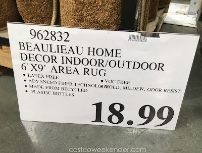 Deal for the Beaulieau Home Decor Indoor/Outdoor Area Rug at Costco