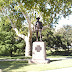 The Spanish American War "Hiker Statue" at Austin, Texas.