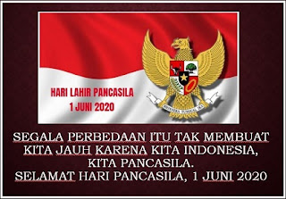 Kumpulan Gambar Ucapan Selamat Hari Lahir Pancasila 1 Juni 2020 Untuk Status Whatsapp, Instagram, Facebook dan Twitter