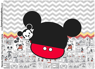 Vintage Mickey: Free Printable Candy Bar Labels.