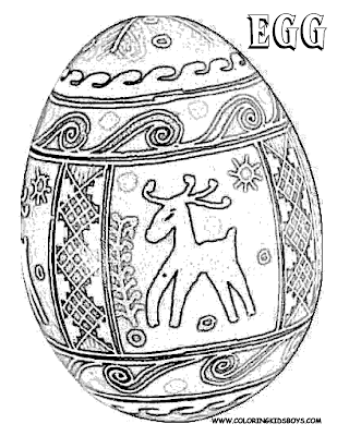 Easter  Coloring Pages on Easter Eggs Coloring Pages 2011 For Kids Easter Eggs Coloring Pages