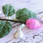 how to make a Hershey Kiss rose