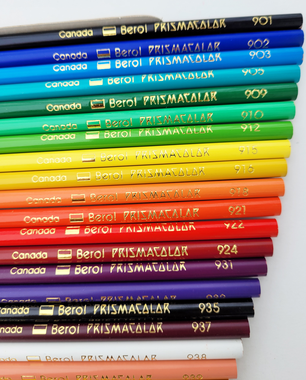 Vintage 1980 Berol PRISMACOLOR Art Set 960 59/60 Color Pencils Made in  Canada 