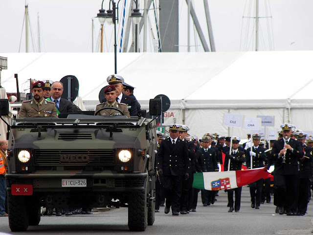 28th TAN, Foreign Navies parade, Livorno