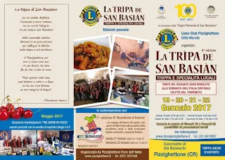 Trìpa de San Bàsian 19-20-21-22 gennaio  Pizzighettone (CR) 2017