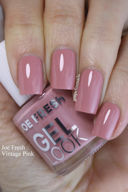 joe fresh gel look vintage pink