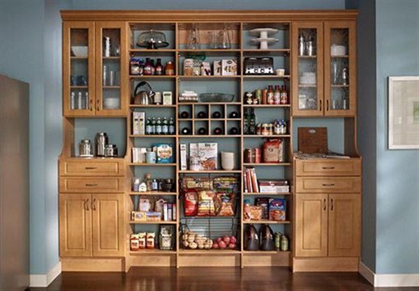 shallow pantry cabinet