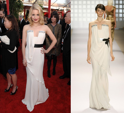 dianna agron sag awards