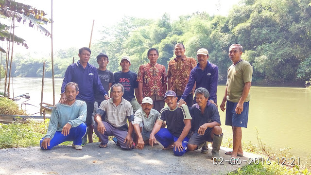 Persiapan Pokmaswas Fajar Bengawan bersama DKP Kabupaten Blitar dalam rangka Lomba Evaluasi Pokmaswas 2016