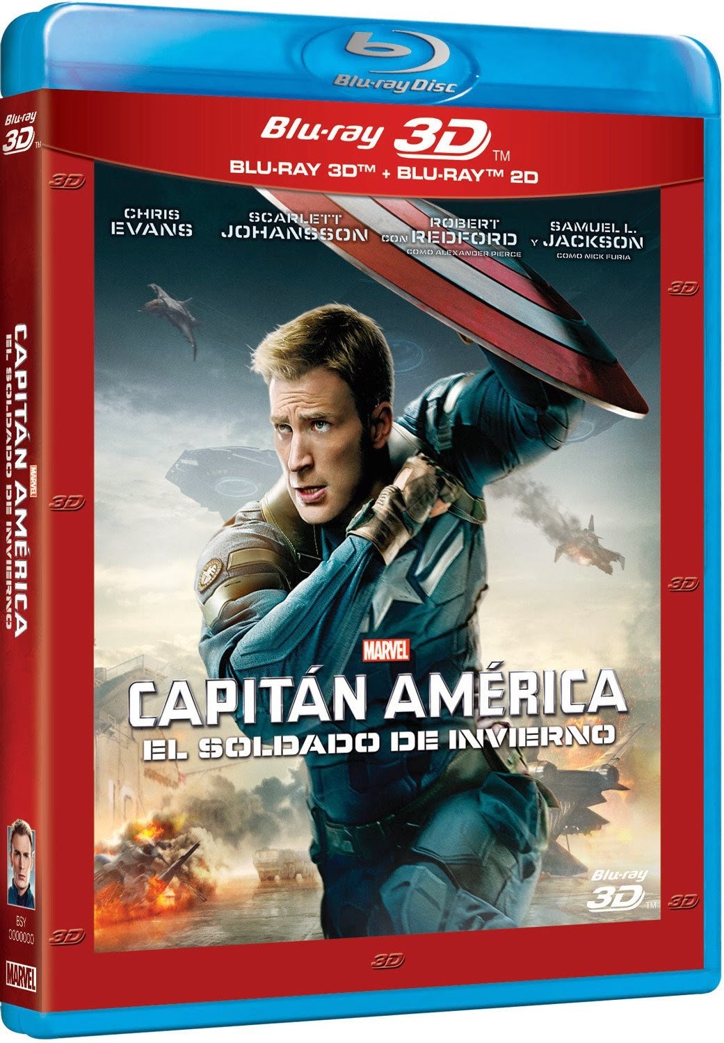  Capitán América: El Soldado de Invierno. Ya la venta en Blue-Ray 3D