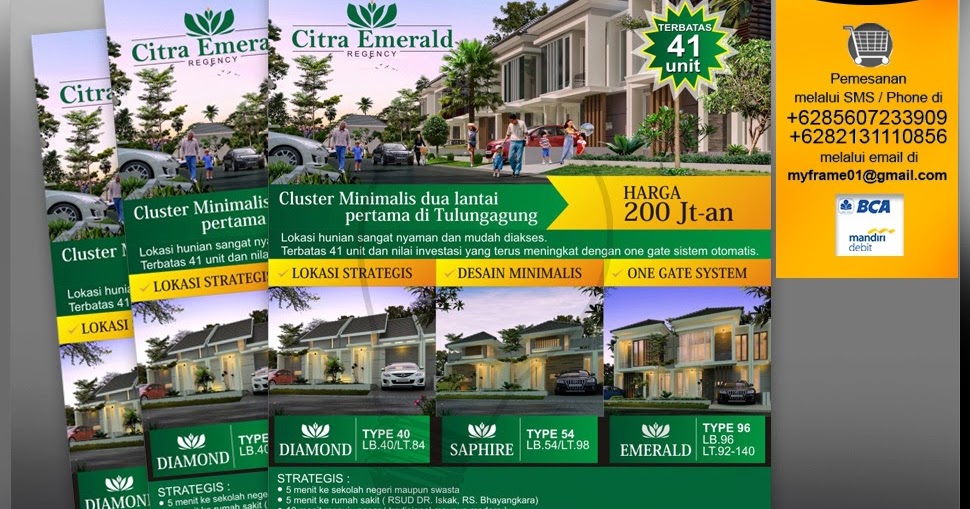 Jasa desain brosur perumahan ~ Jasa Desain Grafis 