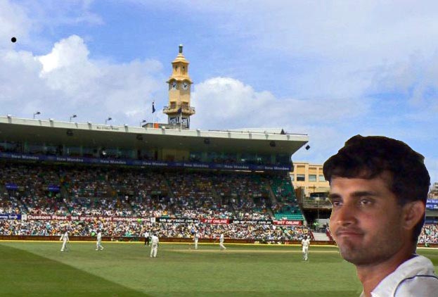 Saurav Ganguly at Sydney Cricket Ground