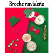 Broche navideño