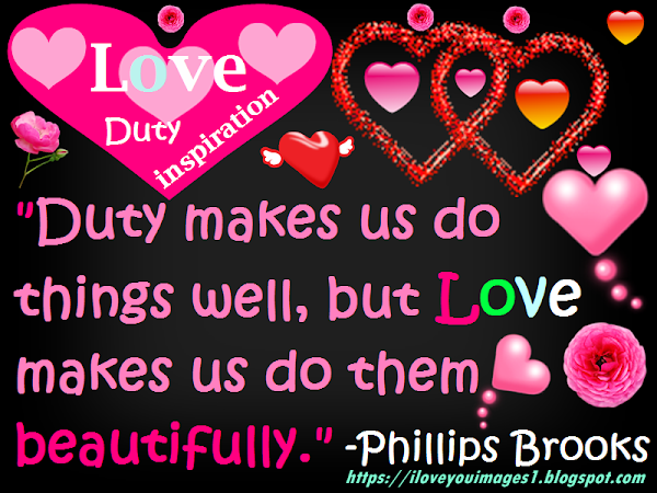 Love and do your Duty pic