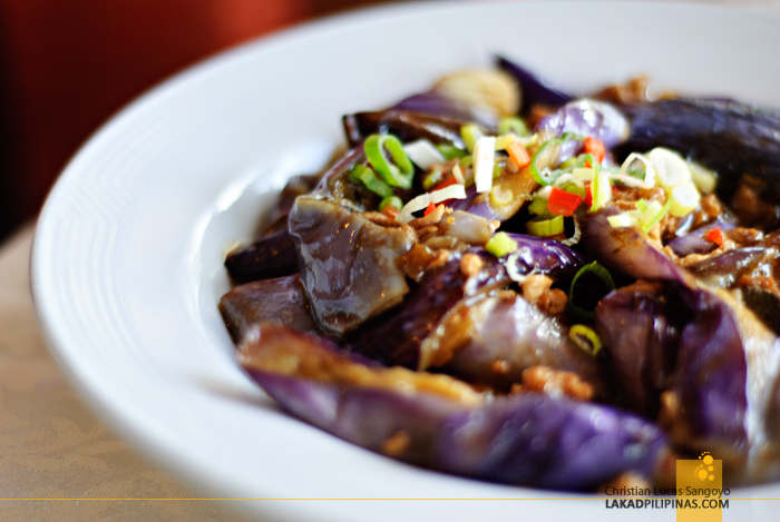 Braised Eggplant at the Star Cruises Superstar Aquarius