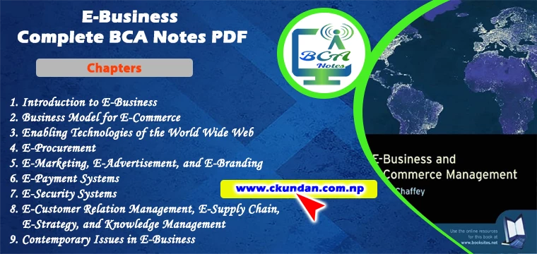 E-Business Complete BCA Notes PDF