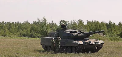 schwedische Panzer des Typs Strv 122