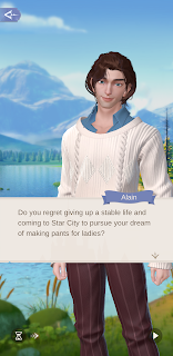 Alain asks Marguerite her feelings about taking a risk in the big city