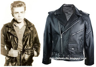 Gambar Jaket Kulit James Dean Biker