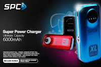 Jual POWER BANK/Travel Charger SPC Kapasitas 6000mAh Murah