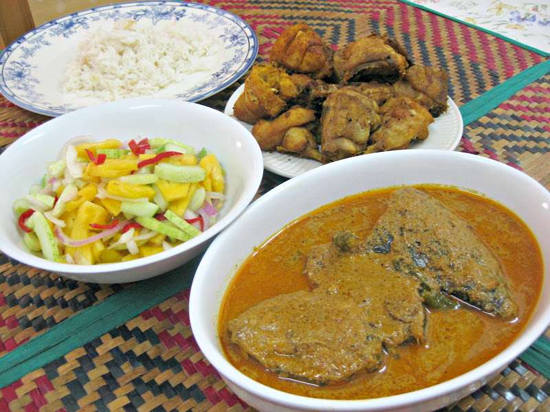 RESEPI NENNIE KHUZAIFAH: NASI DAGANG n GULAI IKAN AYA