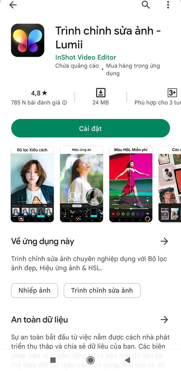 Lumii - Trình chỉnh sửa ảnh - Photo Editor với bộ lọc ảnh, hiệu ứng đẹp & HSL b2