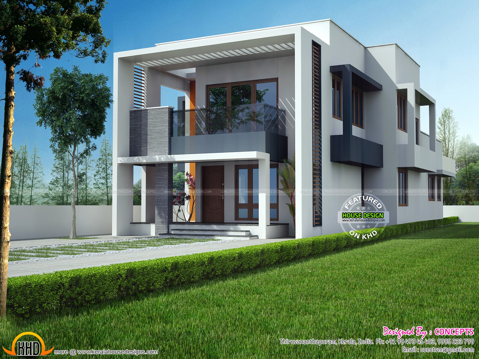 Floor plan available of this 2000 sq ft home Kerala home 