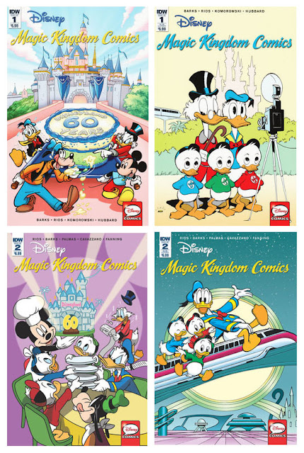 Disney Magic Kindom Comics, all cover variants