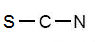 Fig. I.1:  The SCN- atoms connected with single bonds