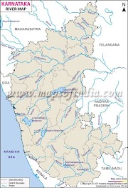 Karnataka's Rivers - Map study