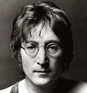 john lennon black and white