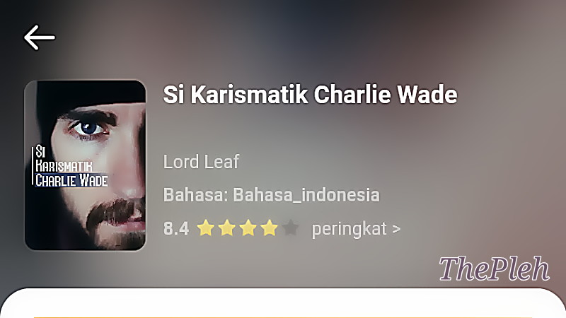 Novel Si Karismatik Charlie Wade Bahasa Indonesia Full Episode - ThePleh
