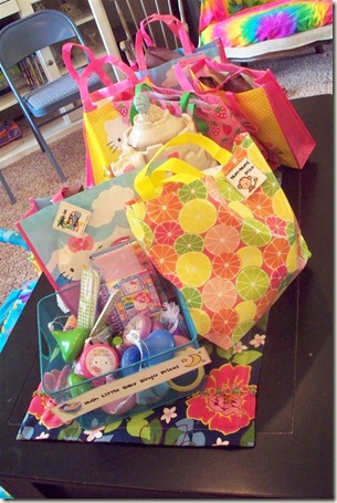 Lullaby Luau Prize Table Lullaby Luau