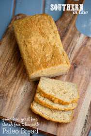 Yeast Free Paleo Bread Recipe - gluten free, low carb, grain free, yeast free, starch free, paleo