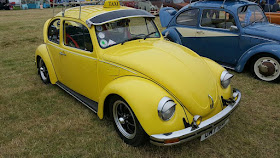 Yellow classic taxi beetle