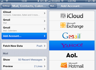 add-account-and-select-yahoo-in-iPhone