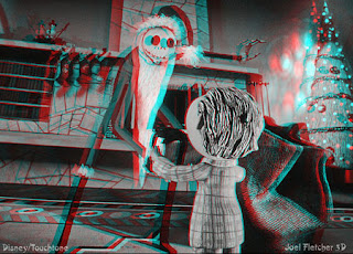 A Nightmare Before Christmas 3-D anaglyph still