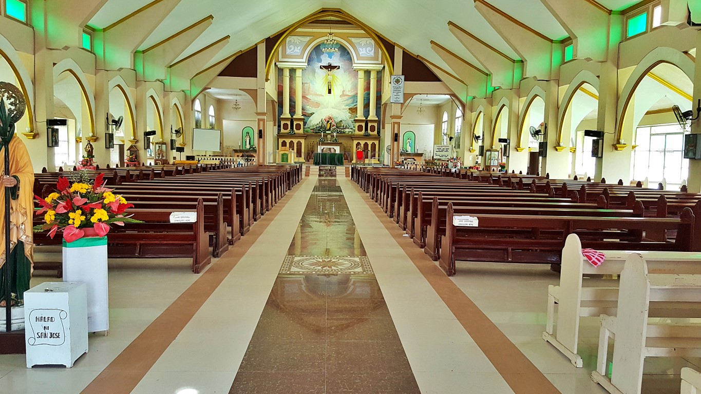 interior view of St. Joseph Parish Church of Candijay, Bohol