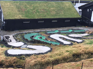 Faroe Islands Minigolf course in a prison. Photo by Kevin Moseley 2018